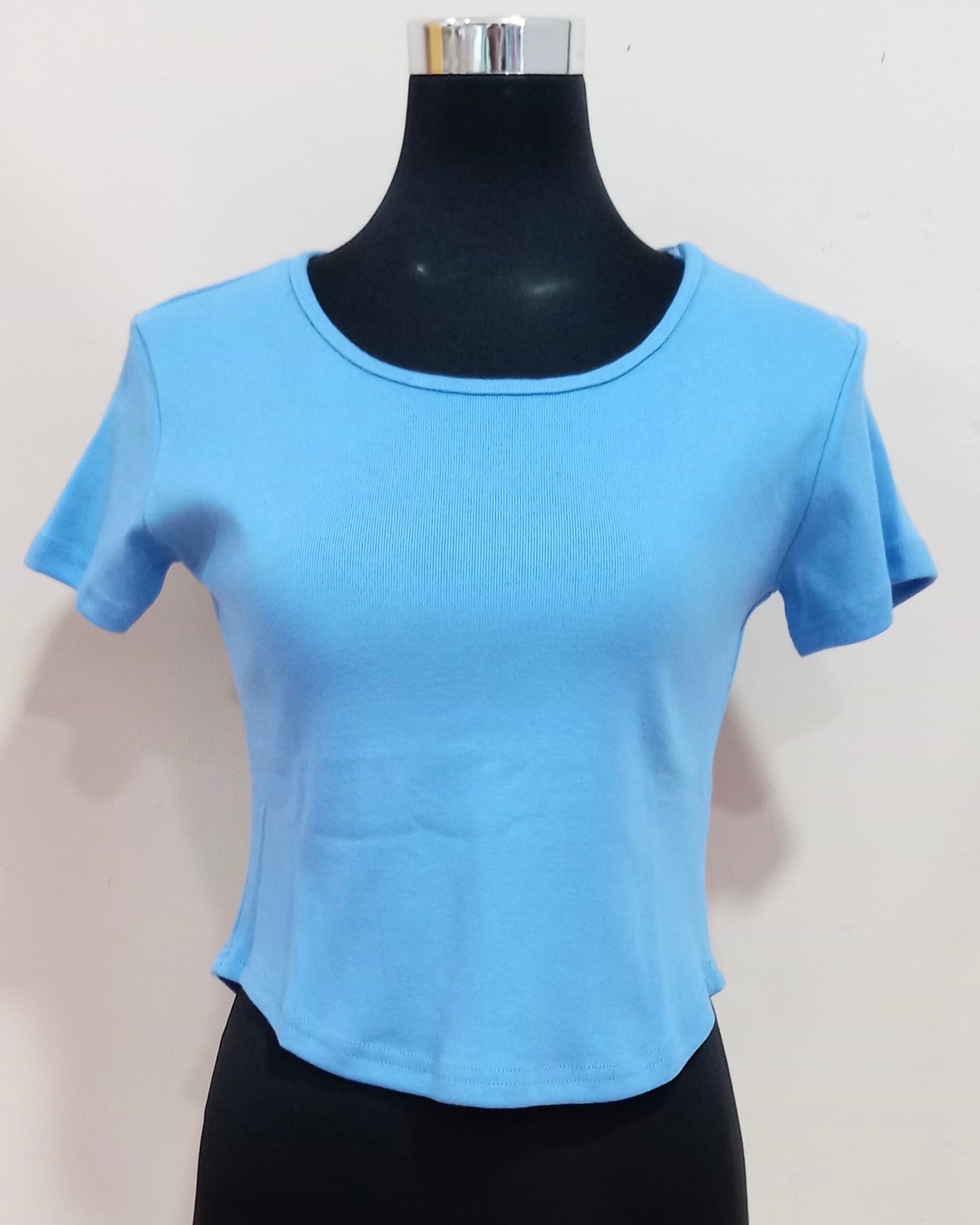 Basic Loose Fit Ribbed T-Shirt – Casual Comfort