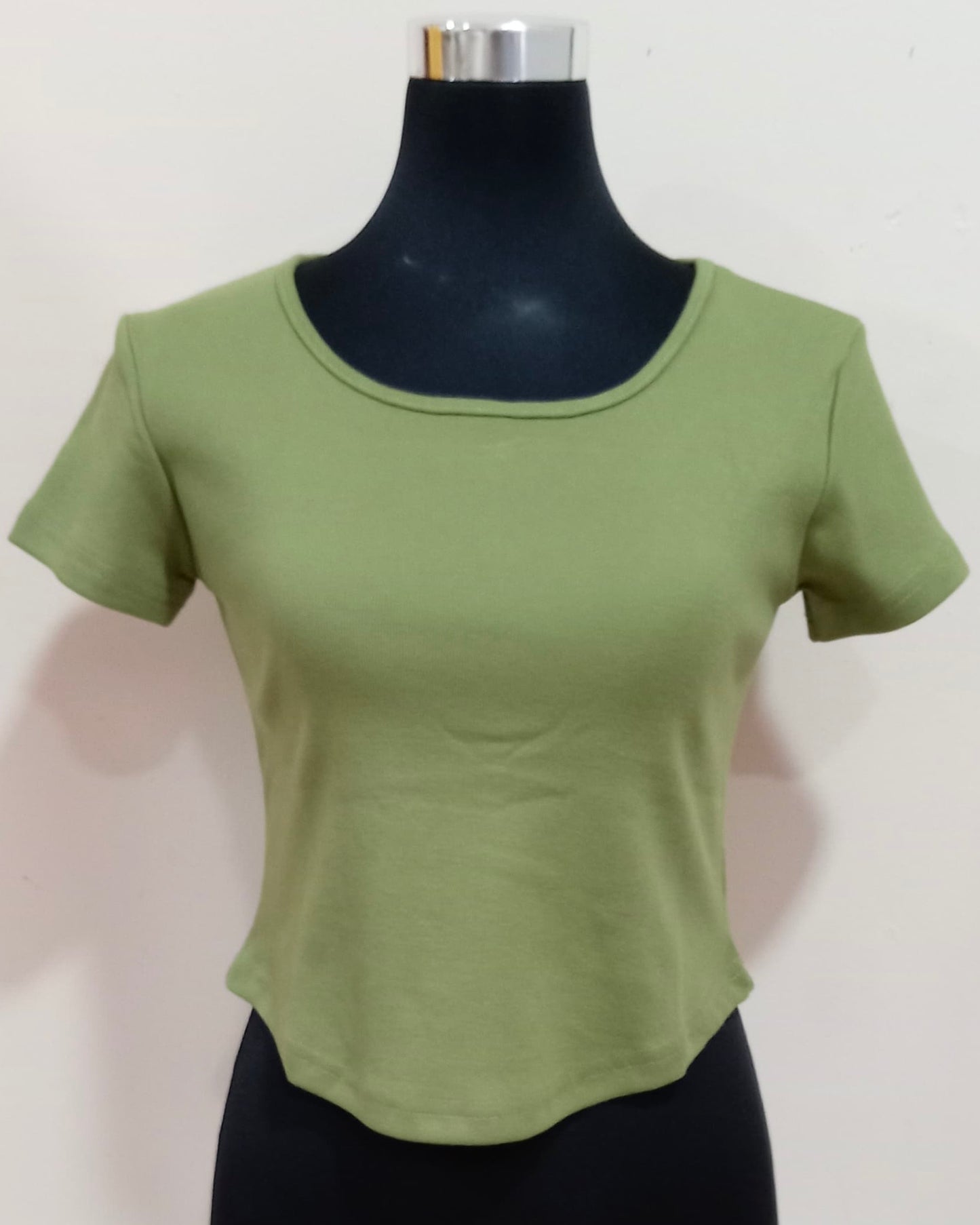Basic Loose Fit Ribbed T-Shirt – Casual Comfort