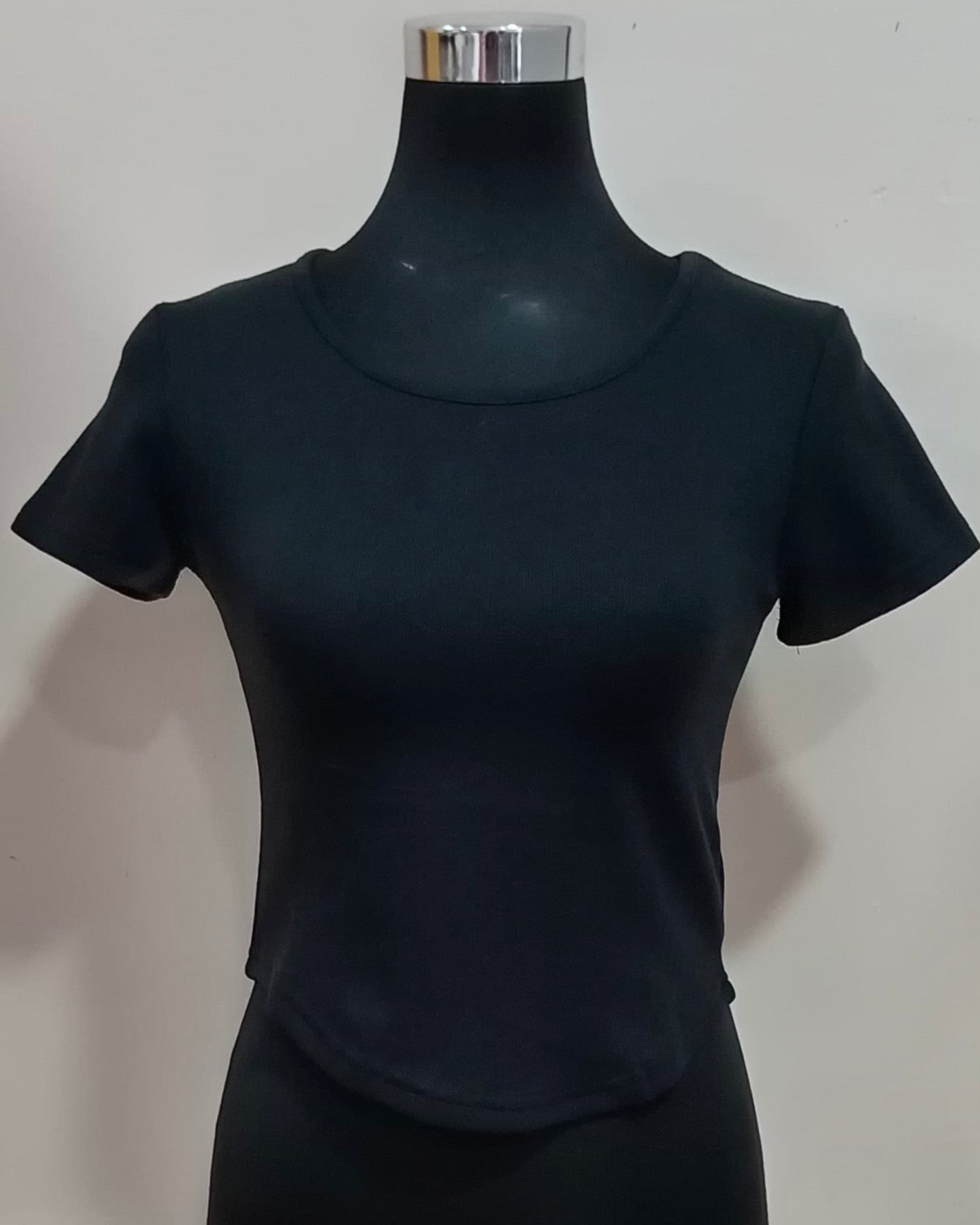 Basic Loose Fit Ribbed T-Shirt – Casual Comfort